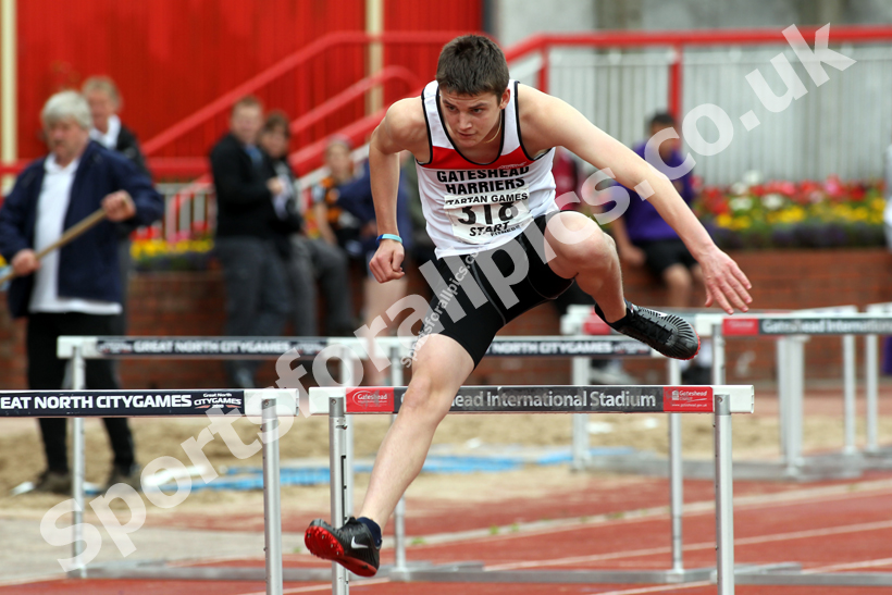 James Turnbull (Gateshead Harriers), Under-17s 110  metres Hurdles, Gateshead Tartan Games